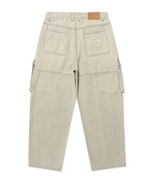 Wacky WiLLy（ワッキーウィリー）の「カーゴデニムパンツカーキ（デニムパンツ・レディース・その他・SMALL/MEDIUM/LARGE/X-LARGE）」の3枚目の写真