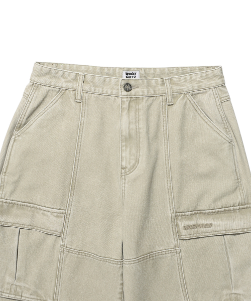 Wacky WiLLy（ワッキーウィリー）の「カーゴデニムパンツカーキ（デニムパンツ・レディース・その他・SMALL/MEDIUM/LARGE/X-LARGE）」の4枚目の写真