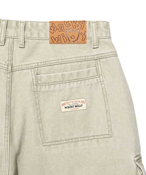 Wacky WiLLy（ワッキーウィリー）の「カーゴデニムパンツカーキ（デニムパンツ・レディース・その他・SMALL/MEDIUM/LARGE/X-LARGE）」の7枚目の写真