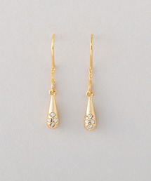 ◆金属アレルギー対応◆◆made in japan◆ビジュードロップ フックピアス