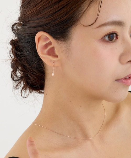CALIN　STANDARD（カリンスタンダード）の「◆金属アレルギー対応◆◆made in japan◆ビジュードロップ　フックピアス（ピアス（両耳用）・レディース・ゴールド/ピンクゴールド/シルバー・FREE）」の5枚目の写真
