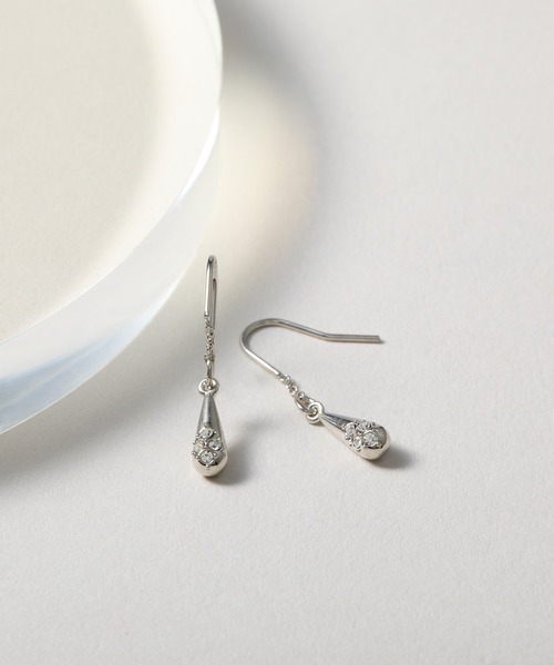 CALIN　STANDARD（カリンスタンダード）の「◆金属アレルギー対応◆◆made in japan◆ビジュードロップ　フックピアス（ピアス（両耳用）・レディース・ゴールド/ピンクゴールド/シルバー・FREE）」の7枚目の写真