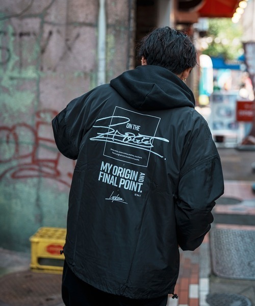 Leyline(レイライン)の「【Leyline】b/s street coaches jkt(その他アウター・メンズ・ブラック・L/M/XL)」の2枚目の写真