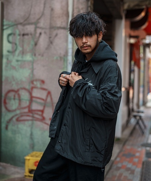 Leyline(レイライン)の「【Leyline】b/s street coaches jkt(その他アウター・メンズ・ブラック・L/M/XL)」の3枚目の写真
