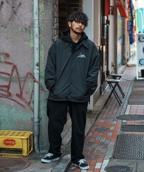 Leyline(レイライン)の「【Leyline】b/s street coaches jkt(その他アウター・メンズ・ブラック・L/M/XL)」の4枚目の写真