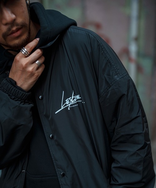 Leyline(レイライン)の「【Leyline】b/s street coaches jkt(その他アウター・メンズ・ブラック・L/M/XL)」の5枚目の写真