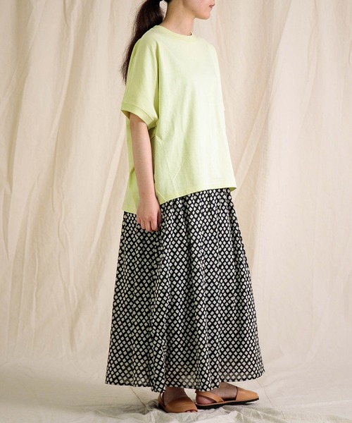 Brocante（ブロカント）の「[Brocante / ブロカント] ヴィンテージ天竺 ココンＴシャツ（Tシャツ/カットソー・レディース・レモンイエロー/ライトピンク・2）」の11枚目の写真