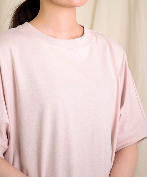 Brocante（ブロカント）の「[Brocante / ブロカント] ヴィンテージ天竺 ココンＴシャツ（Tシャツ/カットソー・レディース・レモンイエロー/ライトピンク・2）」の17枚目の写真