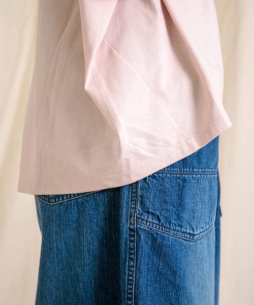 Brocante（ブロカント）の「[Brocante / ブロカント] ヴィンテージ天竺 ココンＴシャツ（Tシャツ/カットソー・レディース・レモンイエロー/ライトピンク・2）」の19枚目の写真
