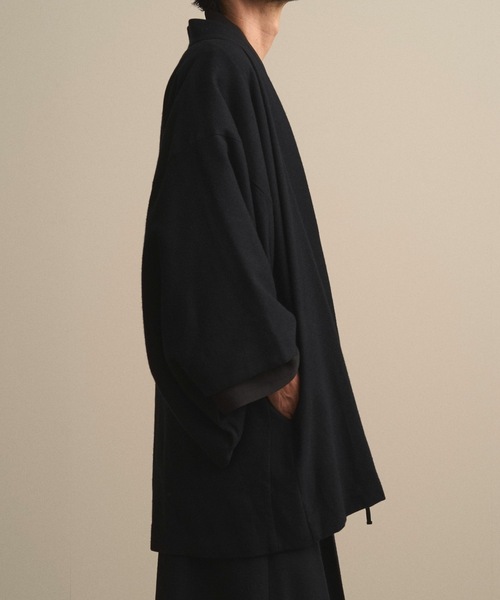 和ROBE（ワローブ）の「2025年秋冬の和ROBE / WOOL CORDURA HAORI（その他アウター・メンズ・オリーブ/ダークネイビー・2/3）」の7枚目の写真