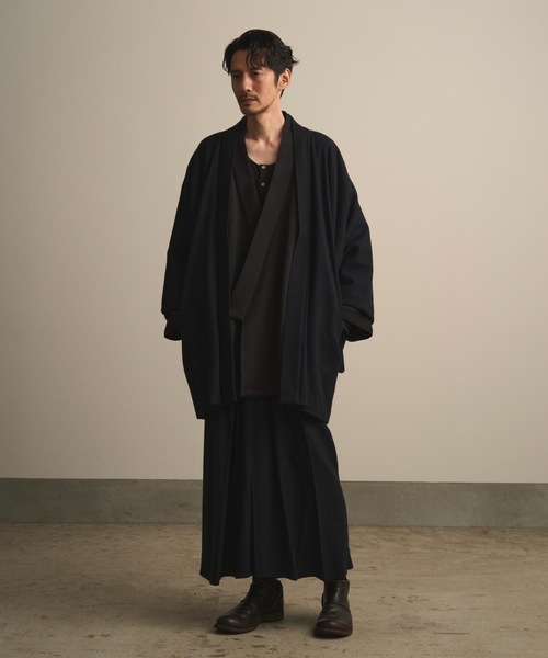 和ROBE（ワローブ）の「2025年秋冬の和ROBE / WOOL CORDURA HAORI（その他アウター・メンズ・オリーブ/ダークネイビー・2/3）」の13枚目の写真