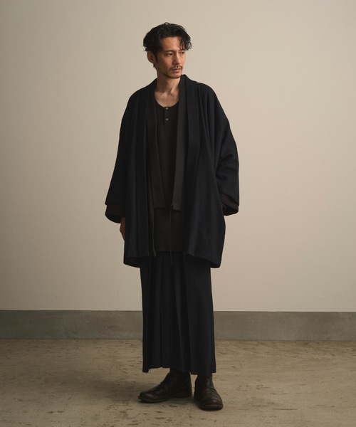 和ROBE（ワローブ）の「2025年秋冬の和ROBE / WOOL CORDURA HAORI（その他アウター・メンズ・オリーブ/ダークネイビー・2/3）」の14枚目の写真