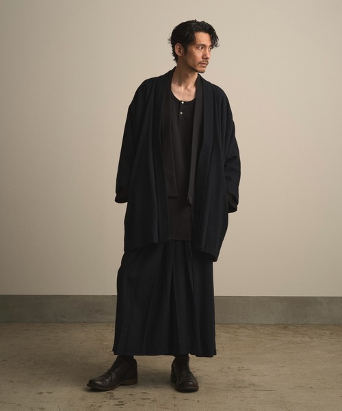 和ROBE（ワローブ）の「2025年秋冬の和ROBE / WOOL CORDURA HAORI（その他アウター・メンズ・オリーブ/ダークネイビー・2/3）」の15枚目の写真