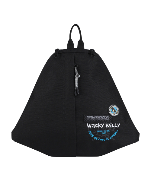 Wacky WiLLy(ワッキーウィリー)の「ワキウィリー デイリー スリングバック ブラック(メッセンジャーバッグ・レディース・その他・F)」の2枚目の写真