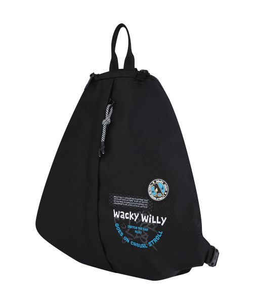 Wacky WiLLy(ワッキーウィリー)の「ワキウィリー デイリー スリングバック ブラック(メッセンジャーバッグ・レディース・その他・F)」の3枚目の写真