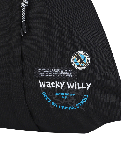 Wacky WiLLy(ワッキーウィリー)の「ワキウィリー デイリー スリングバック ブラック(メッセンジャーバッグ・レディース・その他・F)」の6枚目の写真