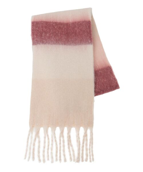 Green　Parks（グリーンパークス）の「ボリュームマフラー（マフラー・レディース・ブルー系その他/レッド/ブラック系その他4/オフホワイト/グレー/ピンク系その他・FREE）」の8枚目の写真