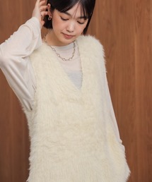 Bou Jeloud | ソウバリシャギーニットベスト(ベスト)