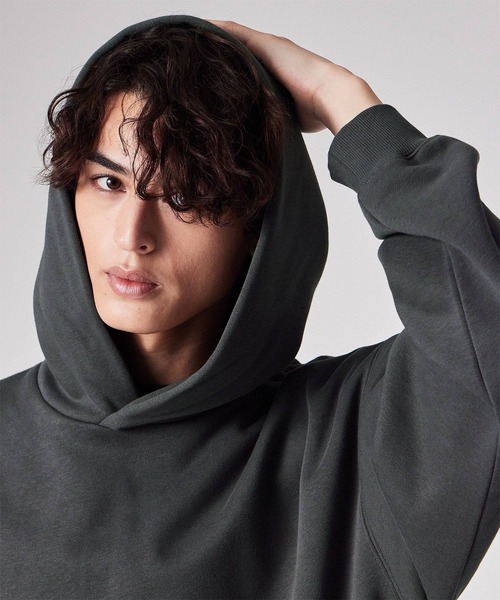 PS Paul Smith（ピーエスポールスミス）の「ヘビーウェイトコットン スウェットパーカ / 252763 EXHD01（パーカー・メンズ・ダークグレー/マルーン/ダークグリーン/ブラック・SMALL/MEDIUM/LARGE/X-LARGE）」の7枚目の写真