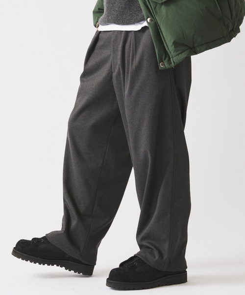 Pフランネル ツイル オーバーパンツ（スラックス）｜JOURNAL STANDARD