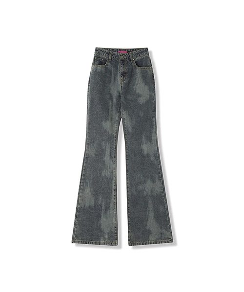 Vivacious(ビバシャス)の「Shop Bootscut Pants VINTAGE BLUE(デニムパンツ・レディース・ブルー・LARGE/MEDIUM/SMALL)」の1枚目の写真