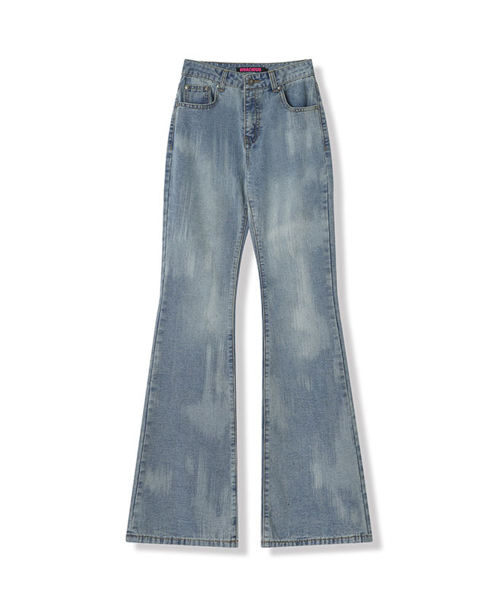 Vivacious(ビバシャス)の「Shop Bootscut Pants VINTAGE BLUE(デニムパンツ・レディース・ブルー・LARGE/MEDIUM/SMALL)」の2枚目の写真