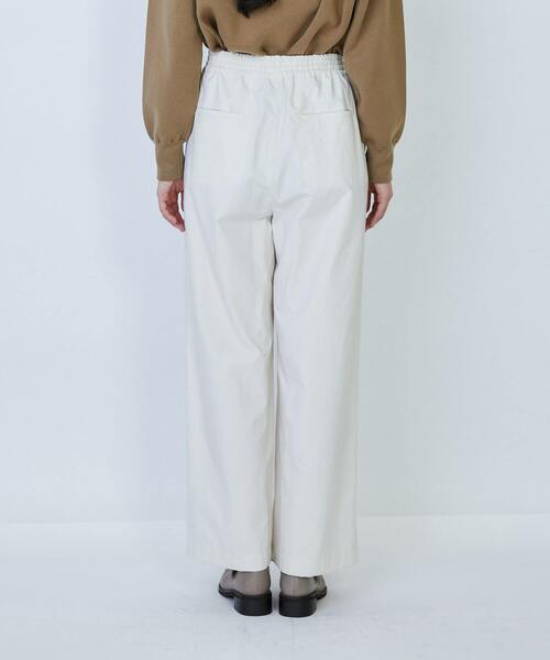 LOISIR（ロワズィール）の「コットンタイプライターワイドパンツ（その他パンツ・レディース・キナリ/ネイビー・M/MT）」の10枚目の写真