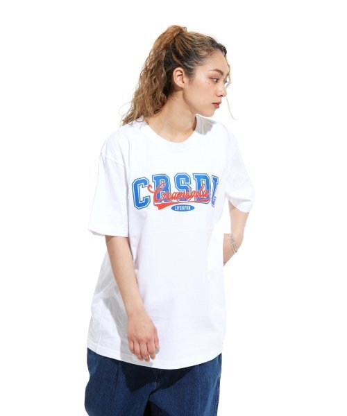 CREAM SODA LAB（クリームソーダラボ）の「オーバーラップ半袖Tシャツホワイトブルー（Tシャツ/カットソー・メンズ・その他・X-LARGE/XX-LARGE/LARGE/MEDIUM）」の5枚目の写真