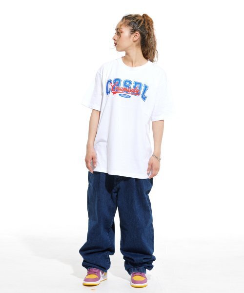 CREAM SODA LAB（クリームソーダラボ）の「オーバーラップ半袖Tシャツホワイトブルー（Tシャツ/カットソー・メンズ・その他・X-LARGE/XX-LARGE/LARGE/MEDIUM）」の8枚目の写真