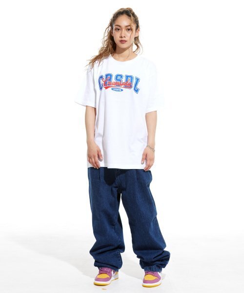 CREAM SODA LAB（クリームソーダラボ）の「オーバーラップ半袖Tシャツホワイトブルー（Tシャツ/カットソー・メンズ・その他・X-LARGE/XX-LARGE/LARGE/MEDIUM）」の9枚目の写真