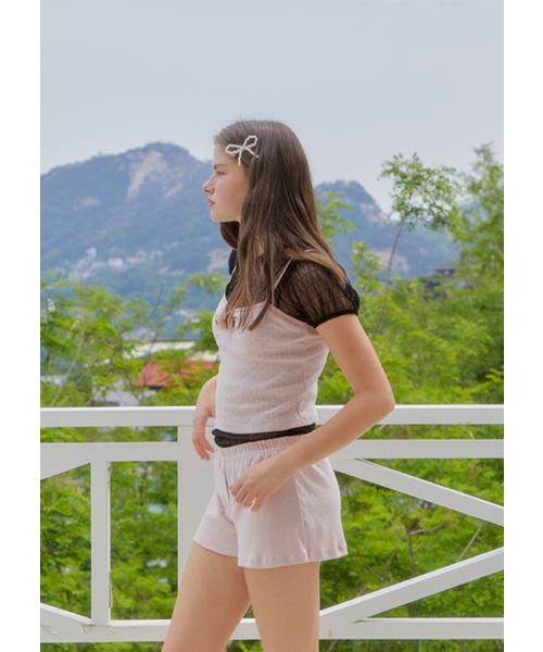 ANOETIC(アノエティック)の「BUTTON SHORTS_PINK(その他パンツ・レディース・ピンク・FREE)」の3枚目の写真