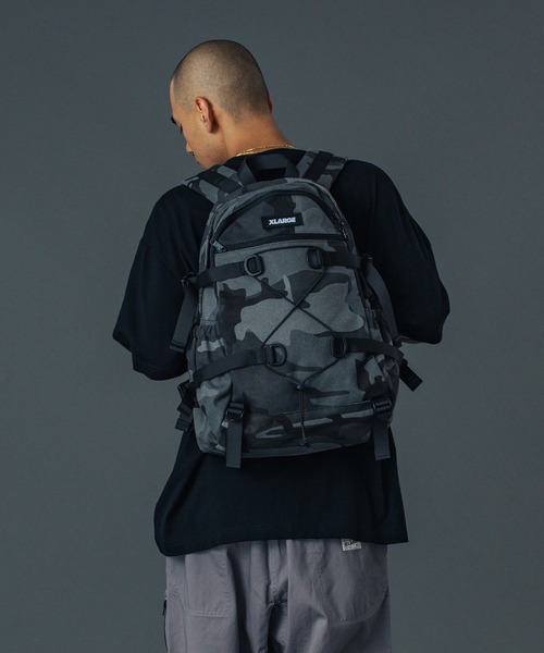 XLARGE（エクストララージ）の「CANVAS TACTICAL BACKPACK（バックパック/リュック・メンズ・ブラック/グレー/カモフラージュ・ONE SIZE）」の6枚目の写真