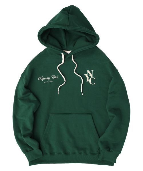 PAPERBOY(ペーパーボーイ)の「NYC フードパーカー-グリーン(パーカー・レディース・その他・SMALL/MEDIUM/LARGE/X-LARGE)」の1枚目の写真