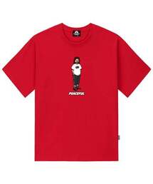 PEACEFUL JESUS Tシャツ - レッド