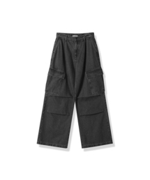 ZENDUST（ジェンダスト）の「Bridge Cargo Denim Pants BLACK（デニムパンツ）」