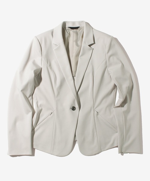 K-3B(ケースリービー)の「K-3B 0021_N 24HR-WEARABLE ドレスジャケット(テーラードジャケット・レディース・ブラック・M/L/S/M)」の3枚目の写真