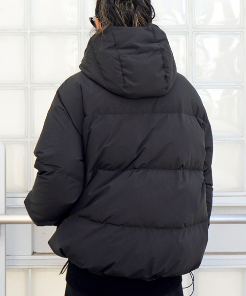 フードダウンジャケット(ブラック)（その他アウター）｜EVERYDAY I