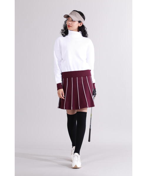 New Balance Golf(ニューバランスゴルフ)の「【直営店舗限定】タートルネック ニット プルオーバー (WOMENS)(Tシャツ/カットソー・レディース・ブラック/ブルー系その他/ホワイト・MEDIUM/SMALL/LARGE)」の19枚目の写真