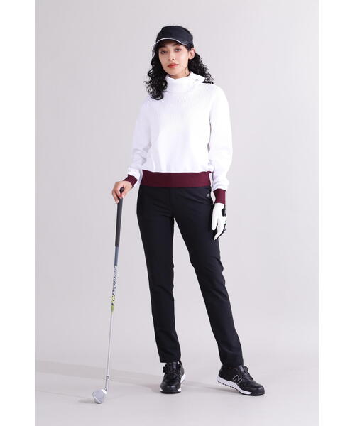New Balance Golf(ニューバランスゴルフ)の「【直営店舗限定】タートルネック ニット プルオーバー (WOMENS)(Tシャツ/カットソー・レディース・ブラック/ブルー系その他/ホワイト・MEDIUM/SMALL/LARGE)」の18枚目の写真