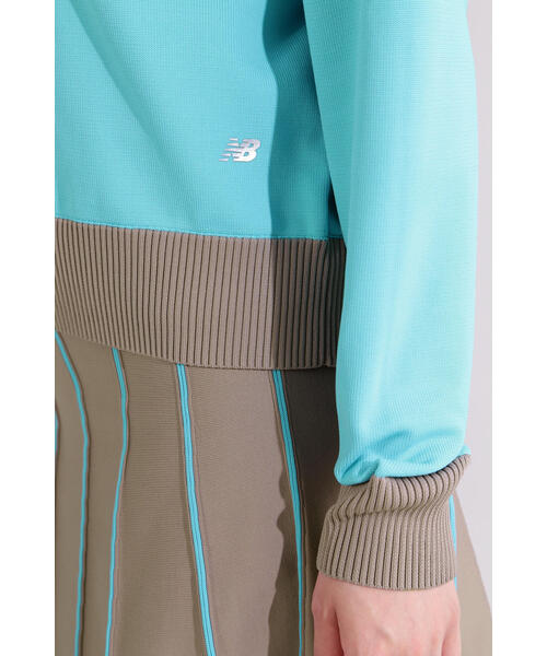 New Balance Golf(ニューバランスゴルフ)の「【直営店舗限定】タートルネック ニット プルオーバー (WOMENS)(Tシャツ/カットソー・レディース・ブラック/ブルー系その他/ホワイト・MEDIUM/SMALL/LARGE)」の7枚目の写真