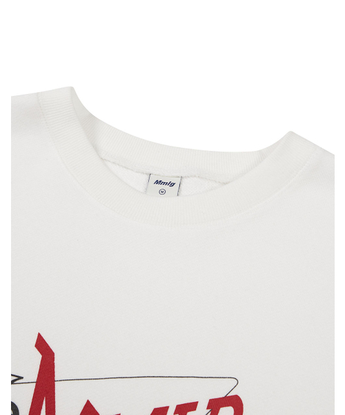 MMLG（エムエムエルジー）の「[Mmlg] VISUAL SPIRIT SWEAT (EVERY WHITE)（スウェット・レディース・その他・LARGE/X-LARGE/SMALL/MEDIUM）」の3枚目の写真