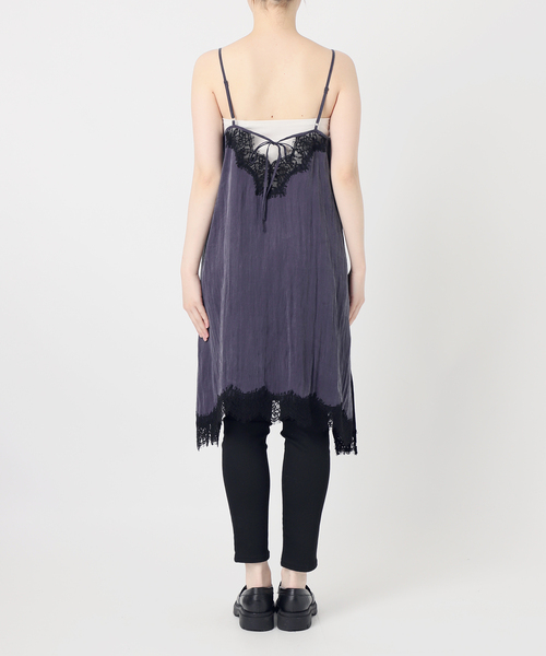 JOURNAL STANDARD（ジャーナルスタンダード）の「フィブリルリヨセルキャミワンピース（ワンピース・レディース・ネイビー・FREE）」の8枚目の写真