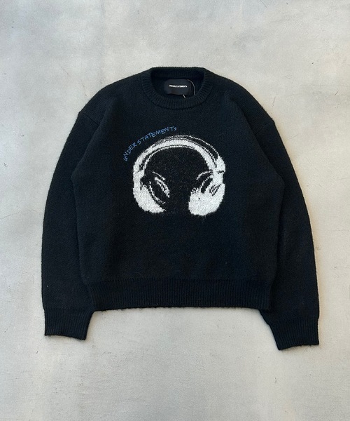 UNDERSTATEMENTs(アンダーステイトメント)の「【ユニセックス】デザインジャガードシャギーニット(ニット/セーター・メンズ・ブラック/グレー/ブラウン/ブラック系その他・MEDIUM/LARGE)」の13枚目の写真