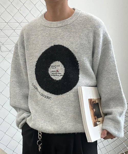 UNDERSTATEMENTs(アンダーステイトメント)の「【ユニセックス】デザインジャガードシャギーニット(ニット/セーター・メンズ・ブラック/グレー/ブラウン/ブラック系その他・MEDIUM/LARGE)」の18枚目の写真