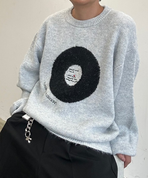 UNDERSTATEMENTs(アンダーステイトメント)の「【ユニセックス】デザインジャガードシャギーニット(ニット/セーター・メンズ・ブラック/グレー/ブラウン/ブラック系その他・MEDIUM/LARGE)」の19枚目の写真