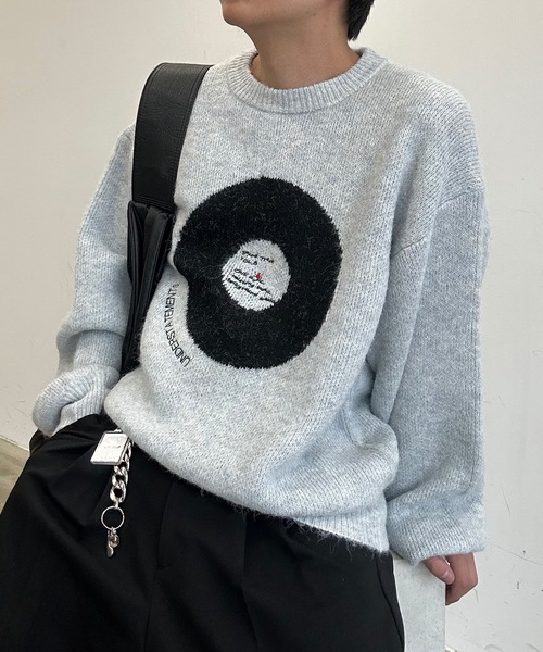 UNDERSTATEMENTs(アンダーステイトメント)の「【ユニセックス】デザインジャガードシャギーニット(ニット/セーター・メンズ・ブラック/グレー/ブラウン/ブラック系その他・MEDIUM/LARGE)」の21枚目の写真