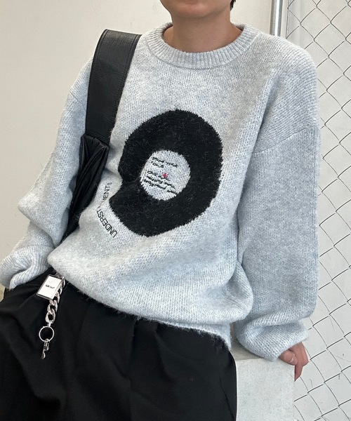 UNDERSTATEMENTs(アンダーステイトメント)の「【ユニセックス】デザインジャガードシャギーニット(ニット/セーター・メンズ・ブラック/グレー/ブラウン/ブラック系その他・MEDIUM/LARGE)」の22枚目の写真