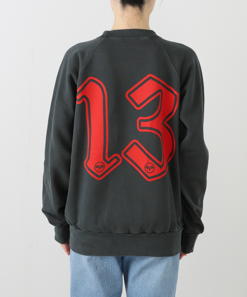 ARIES（アリーズ）の「【ARIES / アリーズ】 Faded Supportive Finger Raglan Sw AR2002104（スウェット・レディース・ブラック・MEDIUM）」の9枚目の写真