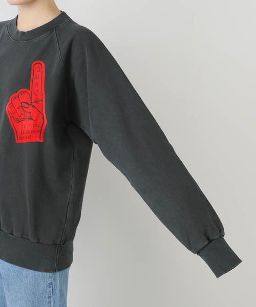 ARIES（アリーズ）の「【ARIES / アリーズ】 Faded Supportive Finger Raglan Sw AR2002104（スウェット・レディース・ブラック・MEDIUM）」の10枚目の写真