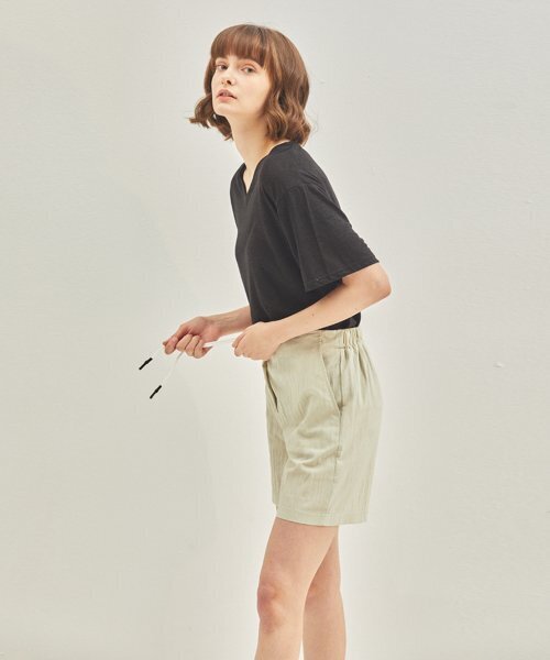 manavis7(マナビスセブン)の「Banding Shorts Khaki Beige(その他パンツ・レディース・タン・FREE)」の1枚目の写真